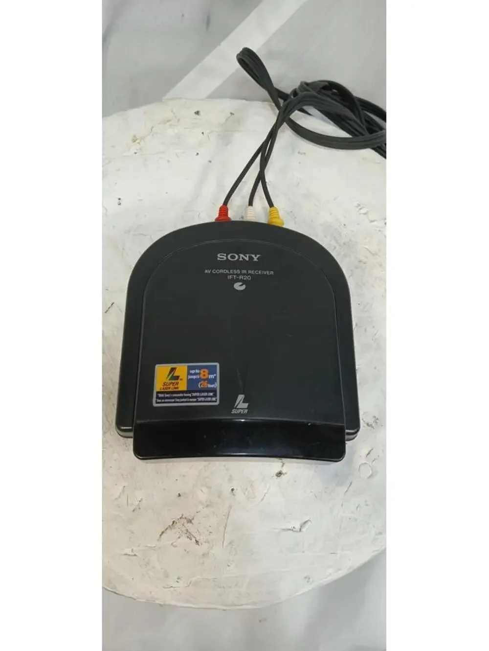 Sony Super Laser Link IFT-R20 AV Cordless IR Receiver Wireless Audio Video Playb